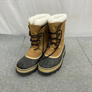 ◎【売り切り】SOREL ソレル ウィンターブーツ NM1000-281 CARIBOU カリブー スノーブーツ ブラウン メンズ アウトドア用品 27cm 