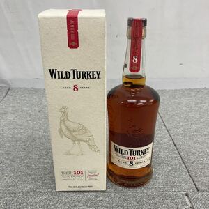 ◎【売り切り】未開栓！WILD TURKEY ワイルドターキー 8年 バーボンウイスキー 700ml 50.5％ 古酒 洋酒 箱付き