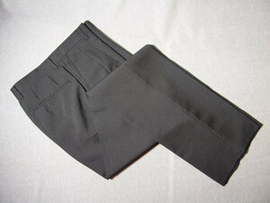 (ac) YBA-SLD-9 ウエスト79cm（訳あり）スラックス2本セット ツータック メンズ パンツ 黒・濃紺（黒）の2本セット