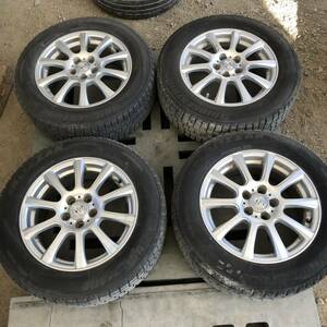 D1450 プリウス ZVW30 スタッドレスタイヤ ブリヂストン BLIZZAK 185/65Ｒ15 8分山 アルミホイール J0KER 15×6J 100 5穴 54