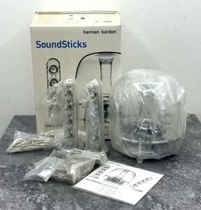 美品■harman kardon スケルトン スピーカー Soundsticks ハーマンカードン 音響機材 オーディオ機器■兵庫県姫路市から c4 23-870