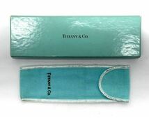 TIFFANY&Co. ティファニー ボールペン ブルーラッカー パースペン ツイスト式 筆記用具 文具 文房具■兵庫県姫路市から a1-A 23-716_画像2