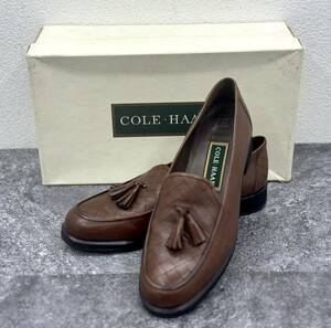 COLE HAAN コールハーン ローファー ビジネスシューズ タッセルローファー ブラウン レザー 本革 ■兵庫県姫路市から 23-789