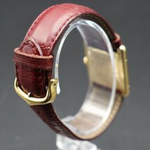 CARTIER カルティエ マストタンク ヴェルメイユ LM クォーツ 590005 縦ローマン文字盤 SV925 銀無垢 CARTIER尾錠 箱付 レディース/メンズ_画像6