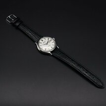 SEIKO BUSINESS-A セイコー ビジネスA 8346-8000 自動巻 27石 動作品ジャンク シルバー デイデイト 1967年 ベルト新品 アンティーク メンズ_画像8