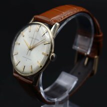 SEIKO LINER セイコー ライナー J15007E 手巻き 23石 ジャンク 1960年代 SD文字盤 AGFケース 新品革ベルト アンティーク メンズ腕時計_画像2