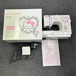 KS11 JANOME KT-35 ジャノメミシン HELLO KITTY コンパクトミシン サンリオ 動作確認済