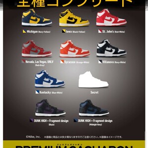 BANDAI × NIKE DUNK HIGH miniature collection バンダイ×ナイキ ダンク ハイ ガシャポン 全種コンプリート フィギュア ミニチュアの画像1