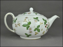 ウェッジウッド【Wedgwood】ワイルドストロベリー ティーポット 幅23.5cm D_画像4