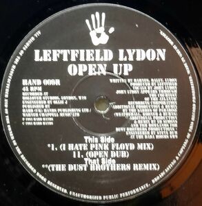 【Leftfield, Lydon “Open Up”】 [♪HT]　(R5/11)