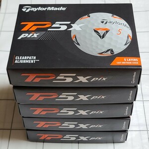 TaylorMade テーラーメイド TP5x pix ゴルフボール 5ダース