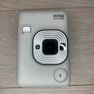 ジャンク FUJIFILM instax mini LiPlay Stone White インスタントカメラ チェキ スマホプリンター 富士フィルム 235526011