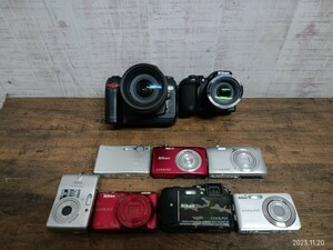 Nikon　ニコン　デジカメ　デジタルカメラ　まとめ　9点　Coolpix クールピクス　B500 AW130 コンデジ　ジャンク