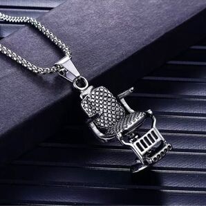 バーバーチェア ネックレス イス Barber スキンフェード ヴィンテージ