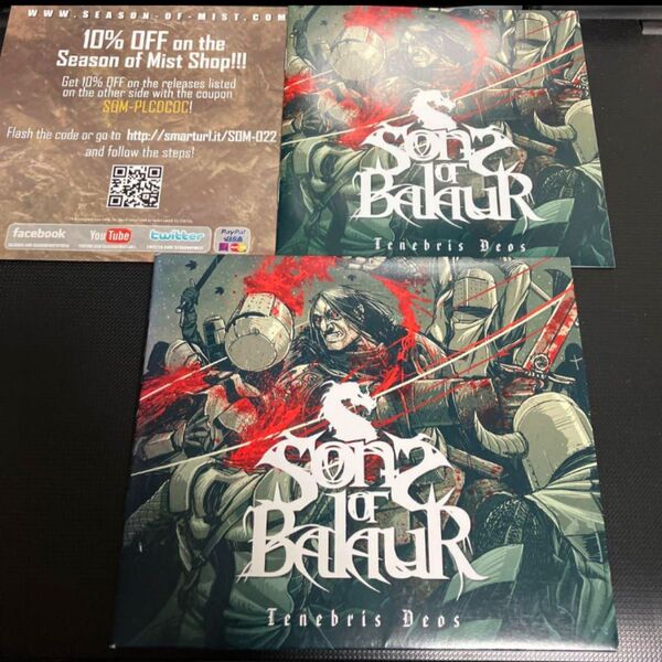 希少 SONS OF BALAUR TENEBRIS DEOS ★ディスク美品 CD 北欧メタル 送料無料