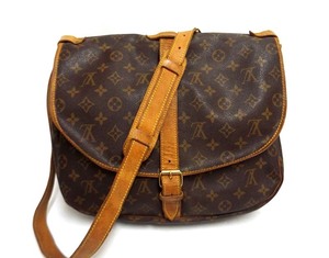 廃盤モデル Louis Vuitton ルイヴィトン モノグラム ソミュール35 M42254 斜め掛けショルダーバッグ