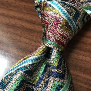 MISSONI ミッソーニ ネクタイ 虹色 レインボー