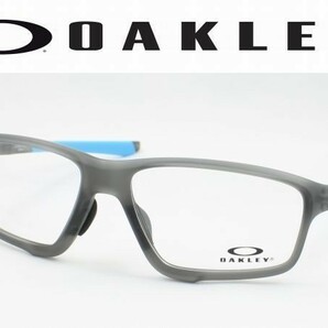 OAKLEY オークリー OX8080-0158 メガネフレーム クロスリンクゼロ SATIN GREY SMOKE 度付きレンズ可 近視 遠視 乱視 老眼鏡 遠近両用の画像1