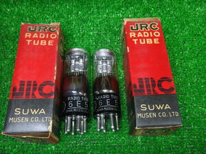 ラジオの真空管　　マジックアイ　　6E5　　JRC　　未使用品2本セット　　W 1740(整理番号)