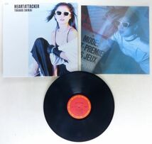 ■白井貴子｜Heart Attacker（ハート・アタッカー） ＜LP 1984年 日本盤＞4thアルバム 北島健二、鳥山雄司、鈴木茂、浜田良美など参加_画像3