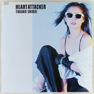 ■白井貴子｜Heart Attacker（ハート・アタッカー） ＜LP 1984年 日本盤＞4thアルバム 北島健二、鳥山雄司、鈴木茂、浜田良美など参加