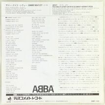 ■アバ(ABBA)｜サマー・ナイト・シティー(Summer Night City)／メドレー ＜EP 1978年 日本盤＞_画像2