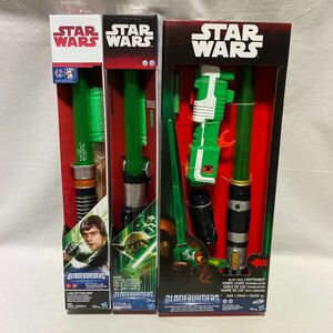 タカラトミー　スターウォーズ　ライトセーバー　ルーク ヨーダ　全3点　未開封　未使用　TAKARATOMY STAR WARS