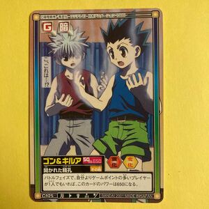 【HUNTER×HUNTER パート4～競売?×暗躍×幻影旅団登場! 〜(C125： ゴン&キルア)】カードダス ハイパーバトル