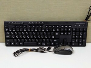 [ Junk ] personal computer keyboard mouse pad 2 piece set PC