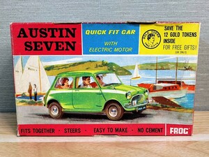 【ジャンク】FROG フロッグ AUSTIN SEVEN オースチンセブン プラモデル☆当時物☆絶版☆レア☆海外プラモデル☆レトロカー☆モーター付き