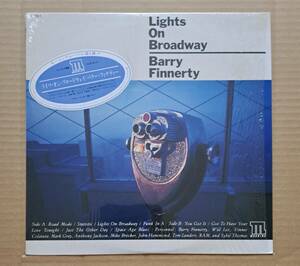 ステッカー帯＆シュリンク付LP◎バリー・フィナティー『ライツ・オン・ブロードウェイ』AM28-1 Morning Apollon 1985 Barry Finnerty64891J