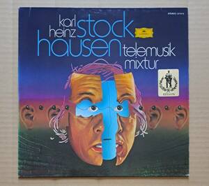 現代音楽・ドイツ盤・良盤LP◎Karlheinz Stockhausen『Telemusik / Mixtur』137012 Deutsche Grammophon 1969年 シュトックハウゼン