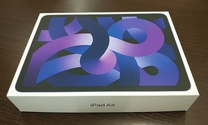 #14180【 Apple iPad Air (第5世代) Wi-Fi MME23J/A A2588 64GB パープル 】箱付き / アップル /