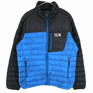 MOUNTAIN HARDWEAR マウンテンハードウェア ダウンジャケット アウトドア キャンプ 防寒 ブルー (メンズ - M相当) O1916 /1円スタート