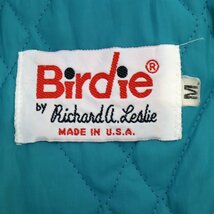 90年代 USA製 Birdie ナイロンスタジアムジャケット 裏地キルティング ターコイズグリーン (メンズ M) O0094 /1円スタート_画像10