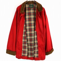 90年代 J.CREW ジェイクルー カバーオール ジャケット アウトドア 隠しポケット レッド (メンズ XL) O1883 /1円スタート_画像8