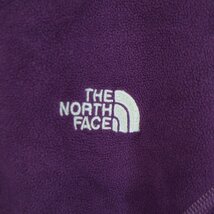 THE NORTH FACE ノースフェイス フリースジャケット アウトドア TKA100 キャンプ 薄手 パープル (レディース M) N5684 /1円スタート_画像5