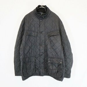 Barbour バブアー インターナショナル キルティングジャケット スタンドカラー 中綿 防風 ブラック (メンズ XXL) N5949 /1円スタート