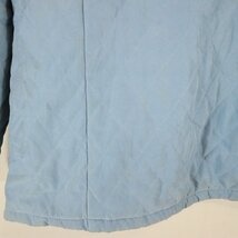 Barbour バブアー キルティングジャケット スナップボタン ライトブルー (レディース 14) N6016 /1円スタート_画像9