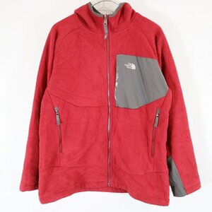 THE NORTH FACE ノースフェイス フリースジャケット アウトドア 裏地ボア レッド (ボーイズ XL) N5994 /1円スタート