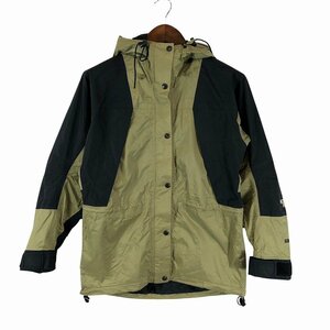 90年代 THE NORTH FACE ノースフェイス GORE-TEX ゴアテックス マウンテンパーカー アウトドア オリーブ (レディース XS) 中古 古着 O9756