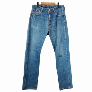 90年代 USA製 Levi's リーバイス 501 デニムパンツ ワーク アメカジ ジーパン ブルー (メンズ 36×34) 中古 古着 O9823