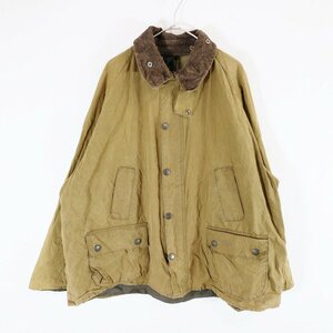 Barbour バブアー BEDALE オイルドジャケット 防寒 防風 ユーロ ヨーロッパ古着 ベージュ (メンズ - XL相当) N7132 /1円スタート