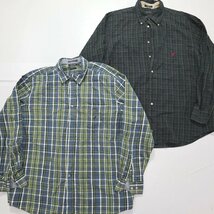 ◎ノーティカ長袖シャツ set カジュアル チェック 他 (メンズ2XL/XL) 10枚セット まとめ売り 古着卸 1円スタート LS4 MQ3217_画像2