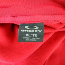 OAKLEY オークリー ジャージ 大きいサイズ ジップアップ ワンポイントロゴ レッド (メンズ XL) O0943 /1円スタート_画像10