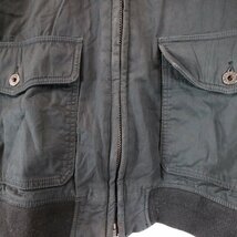 POLO JEANS ポロジーンズ スイングトップ チンストラップ コーデュロイ切り替え ブラック (メンズ L) N7680 /1円スタート_画像6