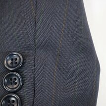 HUGO BOSS ヒューゴボス ダブルブレストテーラードジャケット フォーマル ネイビー (メンズ 40R) N7949 /1円スタート_画像4