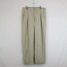 イタリア製 ARMANI アルマーニ スラックス パンツ フォーマル 1タック COLLEZIONI アイボリー (メンズ 36) N8458 /1円スタート_画像1