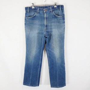 Levi's リーバイス ACTION JEANS ストレッチ デニムパンツ センタープレス アタリ ブルー (メンズ W34相当) N8642 /1円スタート