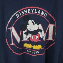 90年代 USA製 Disney Designs ディズニーデザイン ミッキーマウス 半袖Ｔシャツ アメカジ ネイビー (メンズ XL) N8843 /1円スタート_画像4